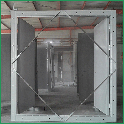 天津工业园污水处理厂91视频入口网站门安装